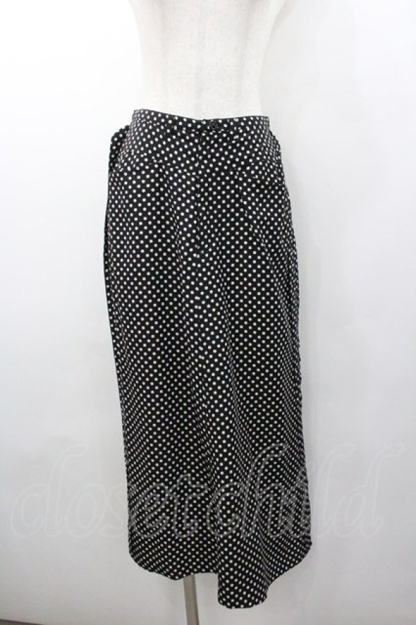 画像1: PINK HOUSE / ドットスカート  黒Ｘ白 I-26-01-18-093-LO-SK-SA-ZS (1)