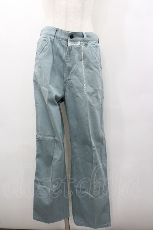 画像1: PINK HOUSE / 縦ロゴプリントパンツ  サックス I-26-01-18-096-LO-JA-SA-ZI (1)