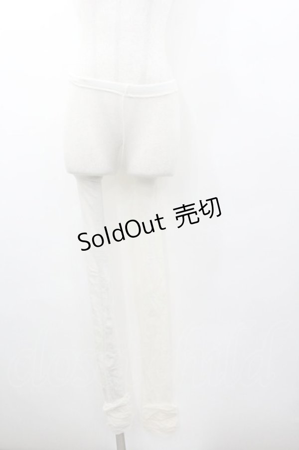 画像1: PINK HOUSE / ニットレギンス  アイボリー I-26-01-18-098-LO-PA-SA-ZI (1)