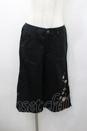 画像: PINK HOUSE / ハーフパンツ  黒 I-26-01-18-099-LO-PA-SA-ZI