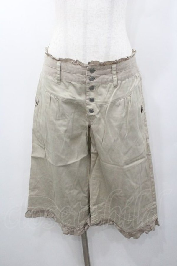 画像1: PINK HOUSE / ハーフパンツ  アイボリー I-26-01-18-100-LO-PA-SA-ZI (1)