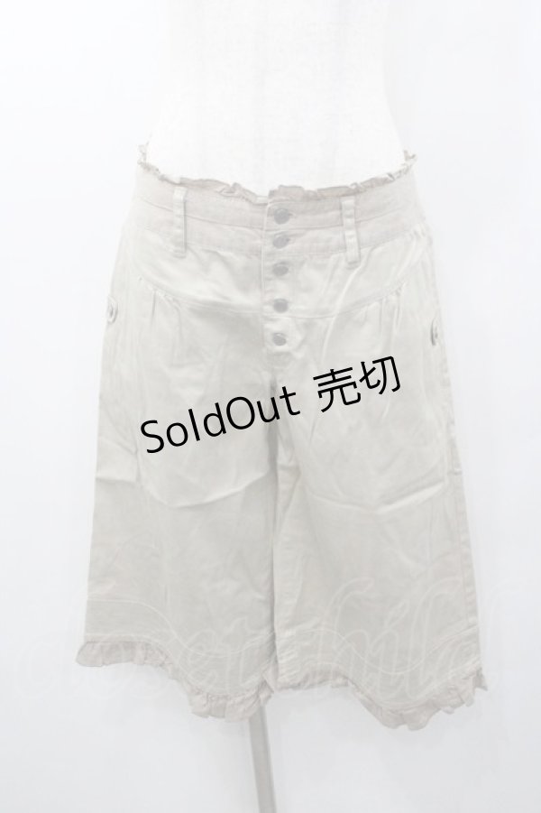 画像1: PINK HOUSE / ハーフパンツ  アイボリー I-26-01-18-100-LO-PA-SA-ZS (1)