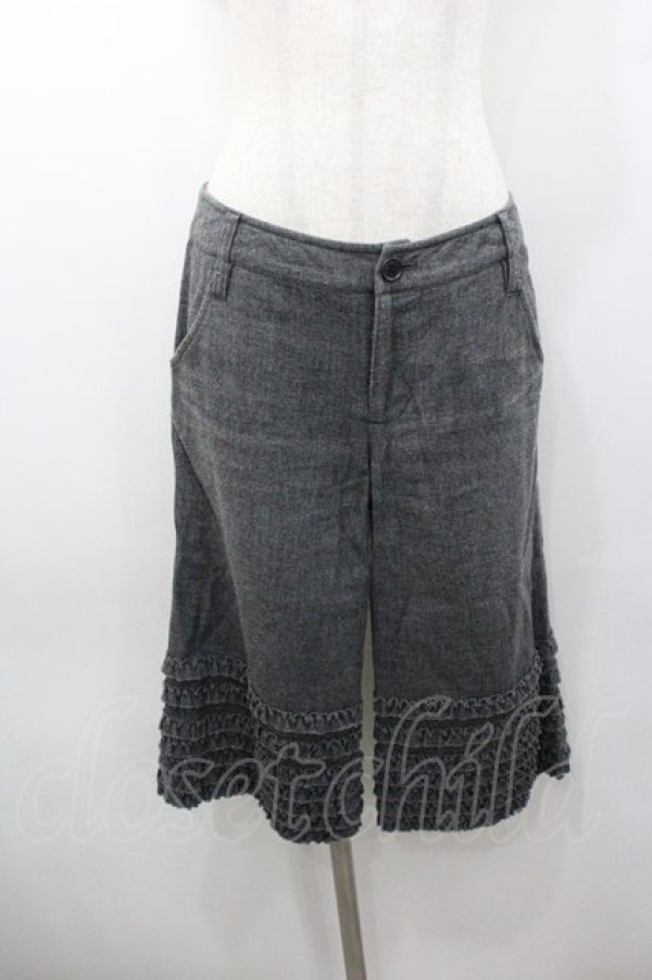 画像1: PINK HOUSE / ハーフパンツ  グレーフリル I-26-01-18-101-LO-PA-SA-ZI (1)