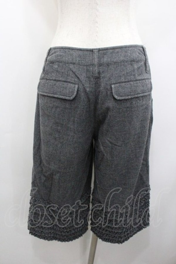 画像2: PINK HOUSE / ハーフパンツ  グレーフリル I-26-01-18-101-LO-PA-SA-ZI (2)