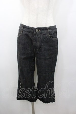 画像: PINK HOUSE / ハーフパンツ  黒デニム I-26-01-18-105-LO-PA-SA-ZI