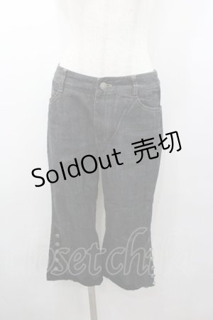 画像: PINK HOUSE / ハーフパンツ  黒デニム I-26-01-18-105-LO-PA-SA-ZS