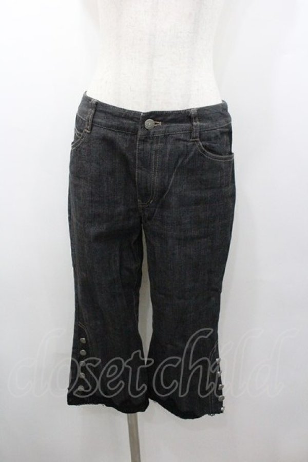 画像1: PINK HOUSE / ハーフパンツ  黒デニム I-26-01-18-105-LO-PA-SA-ZI (1)