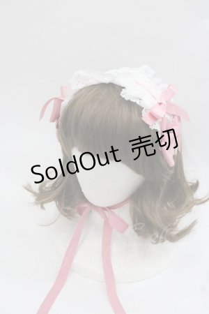 画像: BABY,THE STARS SHINE BRIGHT / プリンセスドロップヘッドドレス  ピンクＸ白 I-26-01-18-114-BA-AC-SA-ZI