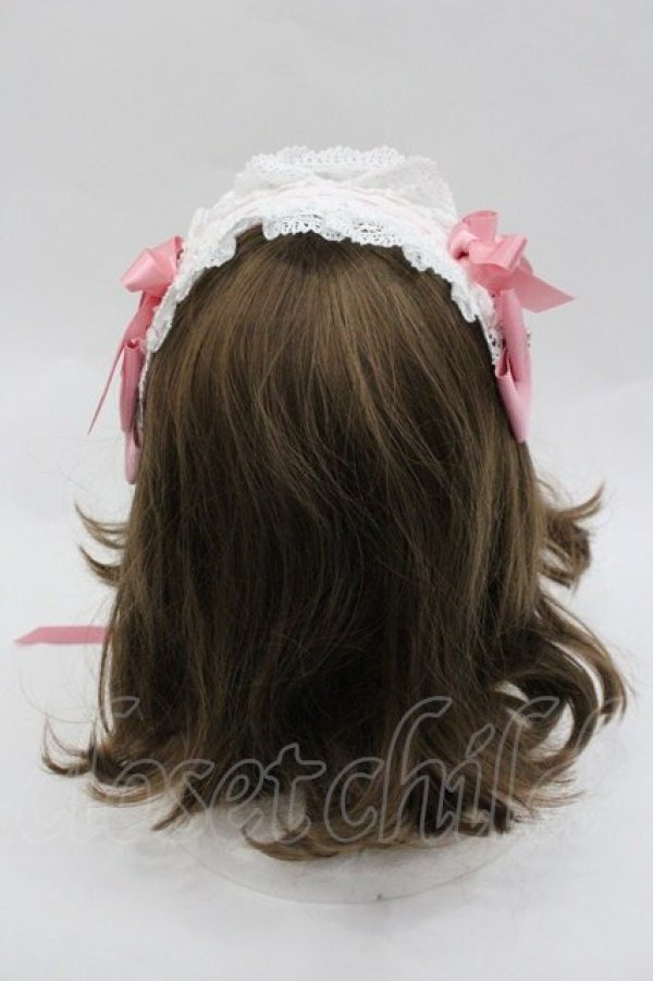 画像3: BABY,THE STARS SHINE BRIGHT / プリンセスドロップヘッドドレス  ピンクＸ白 I-26-01-18-114-BA-AC-SA-ZI (3)