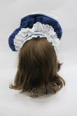 画像3: BABY,THE STARS SHINE BRIGHT / Rose Lace Rococoボンネット  ネイビー I-26-01-18-116-BA-AC-SA-ZI (3)
