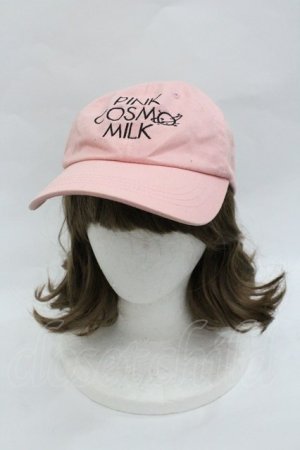 画像: MILK / PINK COSMO CAP  ピンクＸ黒 I-26-01-18-119-ML-AC-SA-ZI