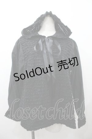 画像: PINK HOUSE / ピコフリル袖切り替えブラウス  ブラック I-26-01-18-017-LO-BL-SA-ZI