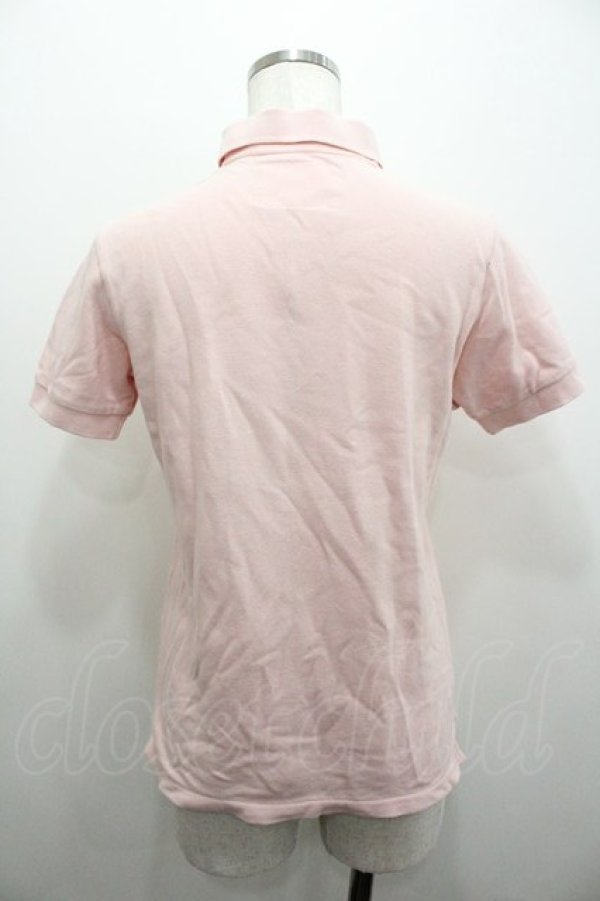 画像2: PINK HOUSE / ロゴベア刺繍半袖ポロシャツ  ピンク I-26-01-18-033-LO-TO-SA-ZI (2)