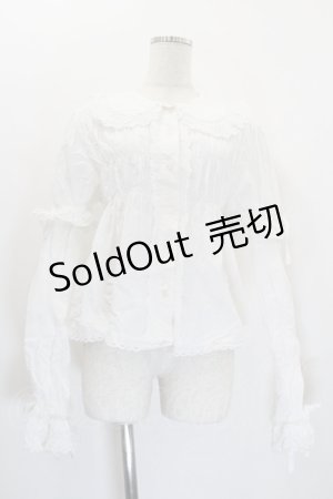 画像: BABY,THE STARS SHINE BRIGHT / 袖取り外しベビードールブラウス  ホワイト I-26-01-20-001-BA-BL-SA-ZI