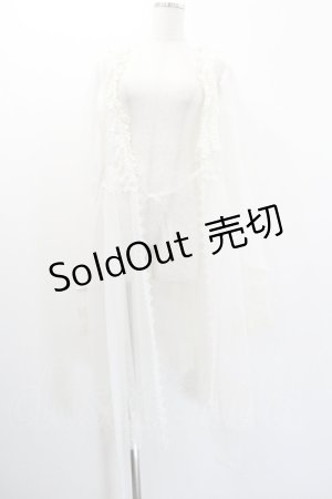 画像: LOLITAその他(お買取対象外) / チュールロングカーディガン  白 I-26-01-20-033-LO-TO-SA-ZI
