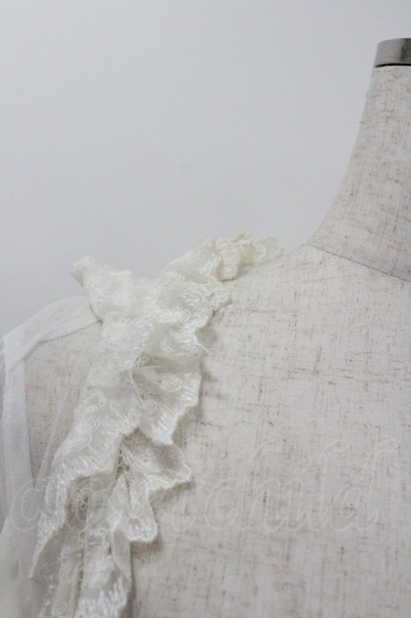 画像2: LOLITAその他(お買取対象外) / チュールロングカーディガン  白 I-26-01-20-033-LO-TO-SA-ZI (2)