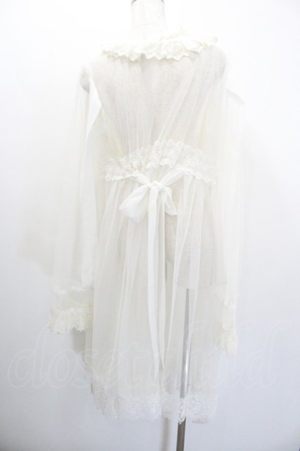 画像3: LOLITAその他(お買取対象外) / チュールロングカーディガン  白 I-26-01-20-033-LO-TO-SA-ZI (3)