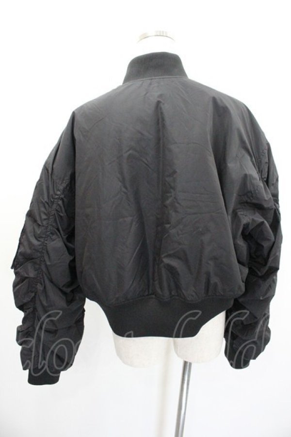 画像2: jouetie / ショートMA-1 M 黒 I-26-01-20-036-EL-JA-SA-ZI (2)