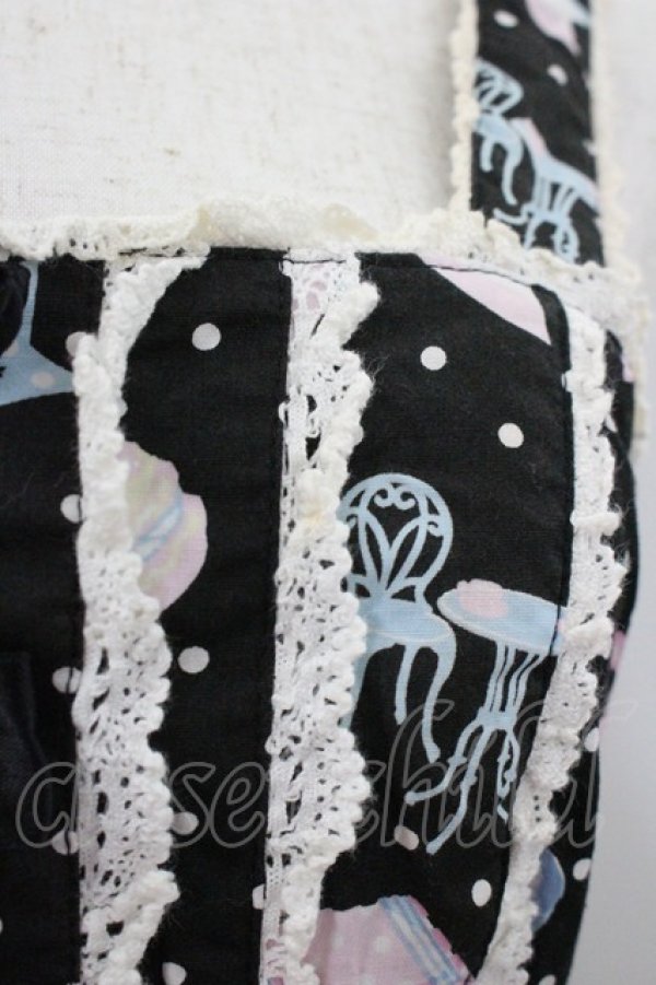 画像3: Angelic Pretty / オリジナル柄ジャンパースカート(2010年福袋)  ブラック I-26-01-20-038-AP-OP-SA-ZI (3)