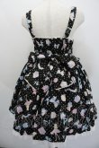 画像4: Angelic Pretty / オリジナル柄ジャンパースカート(2010年福袋)  ブラック I-26-01-20-038-AP-OP-SA-ZI (4)