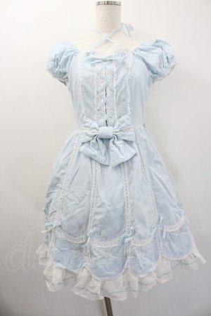 画像: Angelic Pretty /  鳥かごジャンパースカート  サックス I-26-01-20-039-AP-OP-SA-ZI