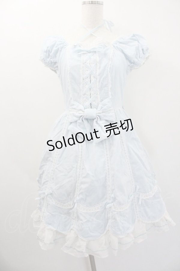 画像1: Angelic Pretty /  鳥かごジャンパースカート  サックス I-26-01-20-039-AP-OP-SA-ZI (1)