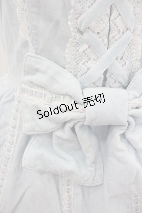 画像2: Angelic Pretty /  鳥かごジャンパースカート  サックス I-26-01-20-039-AP-OP-SA-ZI (2)