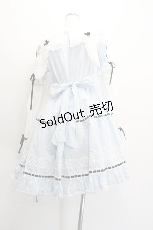 画像2: BABY,THE STARS SHINE BRIGHT / Dreaming Aliceうさみみワンピース  サックス I-26-01-20-045-BA-OP-AS-ZI (2)