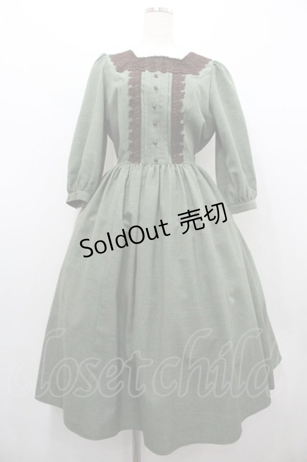 画像1: Innocent World / イザベラワンピース L グリーン I-26-01-20-048-IW-OP-AS-ZI (1)