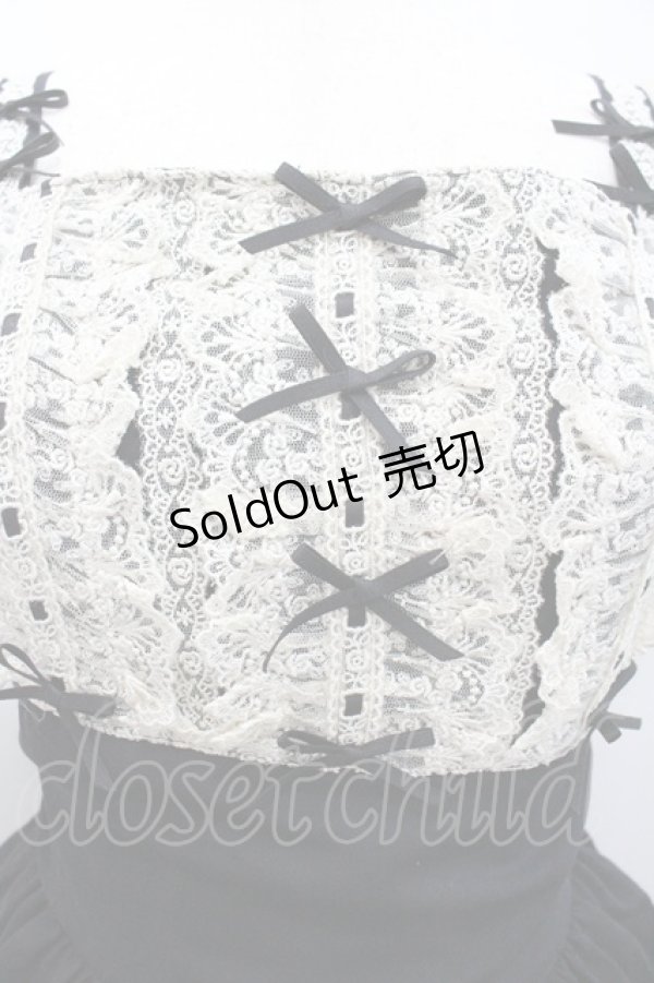 画像3: Innocent World / ブリューエットジャンパースカート  黒 I-26-01-20-049-IW-OP-SA-ZI (3)