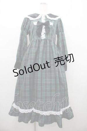 画像: Eri Aino's collaboration / シャーロットの水曜日 ワンピース L グリーン I-26-01-20-067-EL-TO-SA-ZI