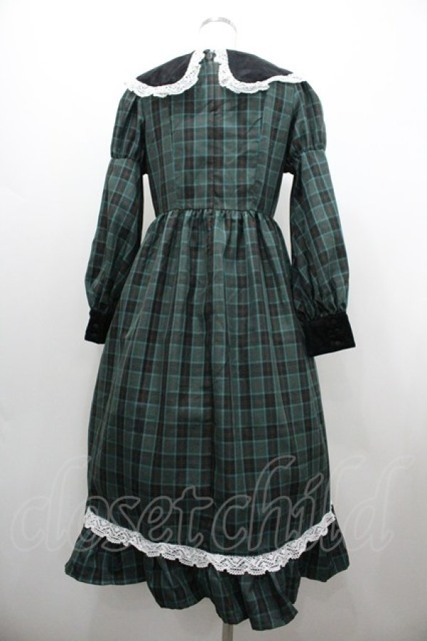 画像2: Eri Aino's collaboration / シャーロットの水曜日 ワンピース L グリーン I-26-01-20-067-EL-TO-SA-ZI (2)