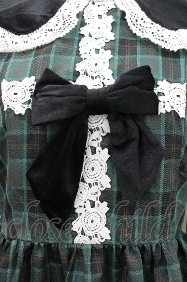 画像3: Eri Aino's collaboration / シャーロットの水曜日 ワンピース L グリーン I-26-01-20-067-EL-TO-SA-ZI (3)