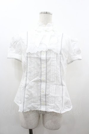 画像: Angelic Pretty / ナイトジャボブラウス  白 I-26-01-20-008-AP-BL-SA-ZI