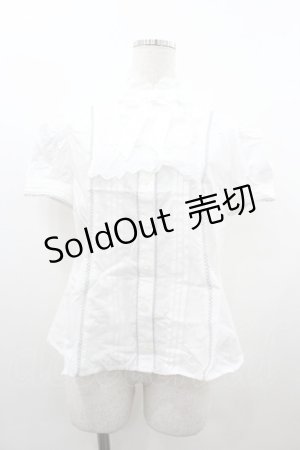 画像: Angelic Pretty / ナイトジャボブラウス  白 I-26-01-20-008-AP-BL-SA-ZI