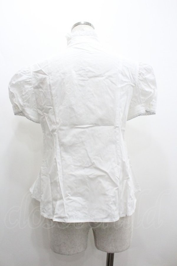 画像2: Angelic Pretty / ナイトジャボブラウス  白 I-26-01-20-008-AP-BL-SA-ZI (2)