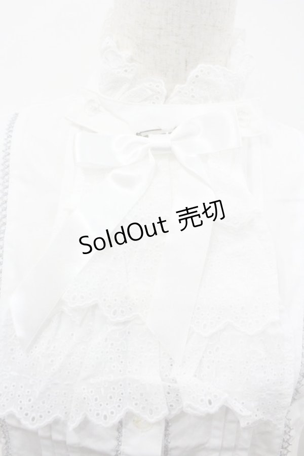 画像3: Angelic Pretty / ナイトジャボブラウス  白 I-26-01-20-008-AP-BL-SA-ZI (3)
