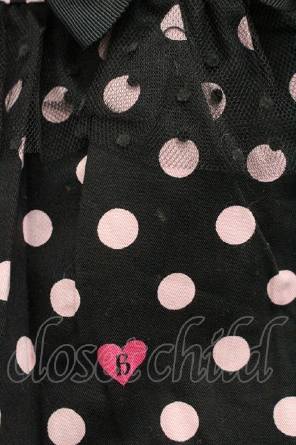 画像4: BABY,THE STARS SHINE BRIGHT / Baby Cafe柄 Cream Puff スカート  ショコラ×黒レース I-26-01-20-087-BA-OP-SA-ZI (4)