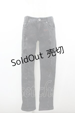 画像: SEX POT ReVeNGe / リメイクジーンズ M ブラック I-26-01-20-089-SP-PA-SA-ZI