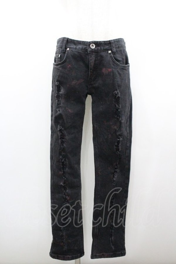 画像1: SEX POT ReVeNGe / リメイクジーンズ M ブラック I-26-01-20-089-SP-PA-SA-ZI (1)