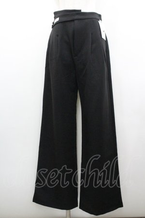 画像: EATME / ロゴワッペンパンツ M 黒 I-26-01-20-091-LO-PA-SA-ZI