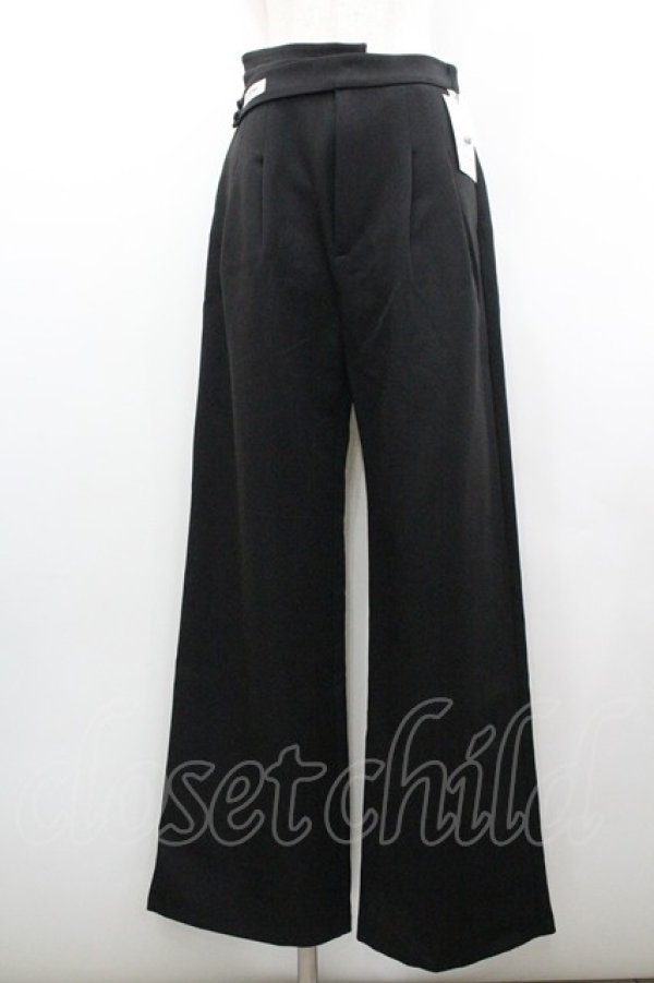 画像1: EATME / ロゴワッペンパンツ M 黒 I-26-01-20-091-LO-PA-SA-ZI (1)