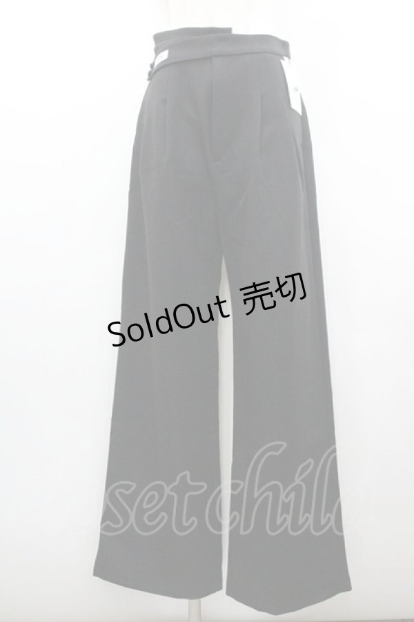 画像1: EATME / ロゴワッペンパンツ M 黒 I-26-01-20-091-LO-PA-SA-ZI (1)