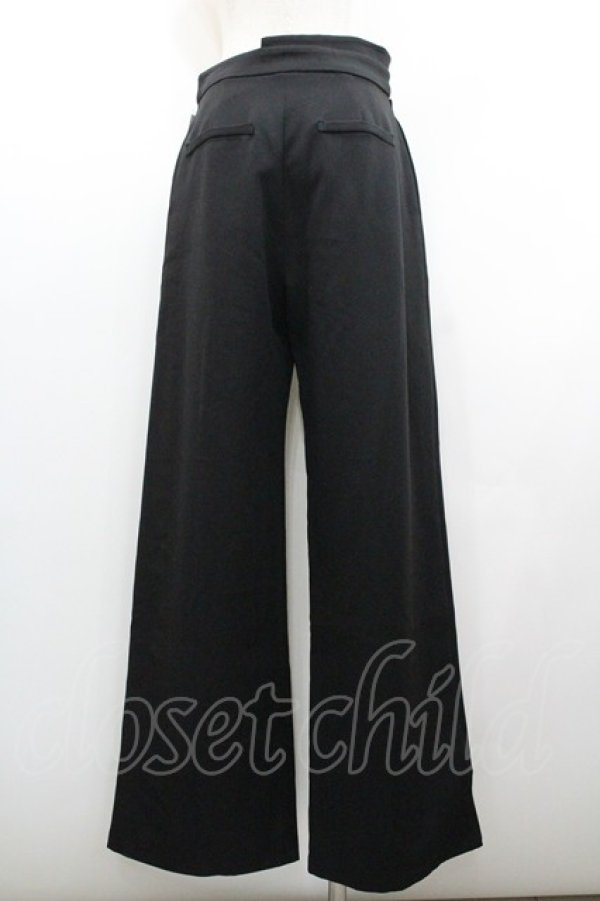 画像2: EATME / ロゴワッペンパンツ M 黒 I-26-01-20-091-LO-PA-SA-ZI (2)