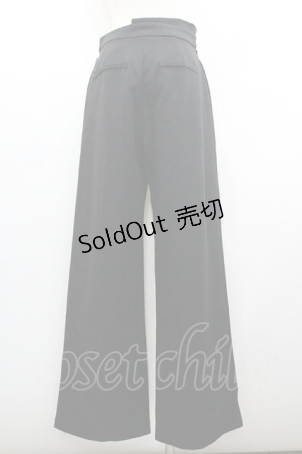 画像2: EATME / ロゴワッペンパンツ M 黒 I-26-01-20-091-LO-PA-SA-ZI (2)