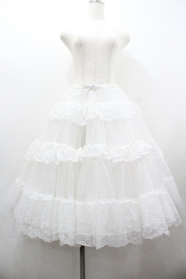 画像1: OZZ ANGELO / 超ボリュームパニエ  白 I-26-01-20-095-OO-SK-SA-ZI (1)