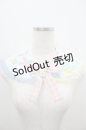 画像: Nile Perch / BABYつけ襟  白Ｘピンク I-26-01-20-098-LO-ZA-SA-ZI