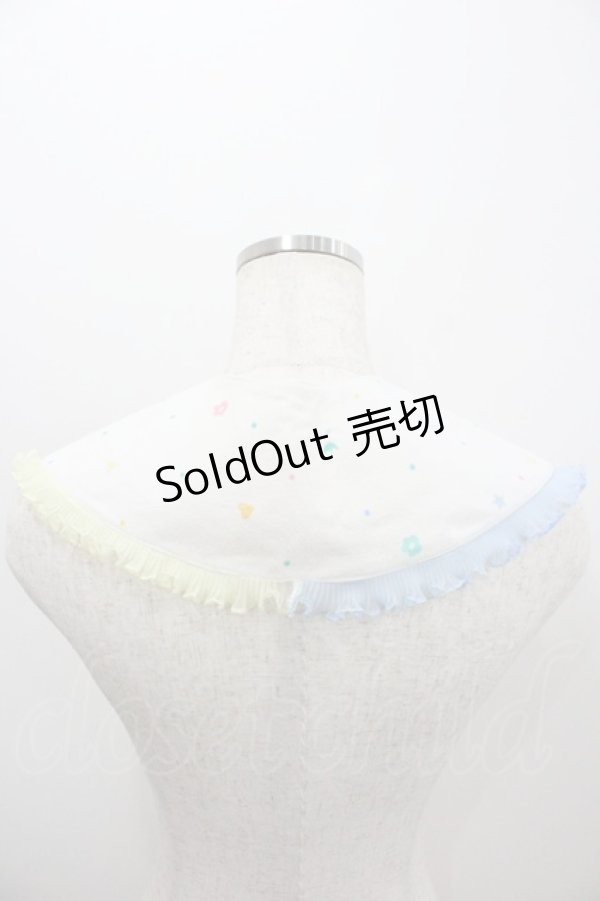 画像2: Nile Perch / BABYつけ襟  白Ｘピンク I-26-01-20-098-LO-ZA-SA-ZI (2)