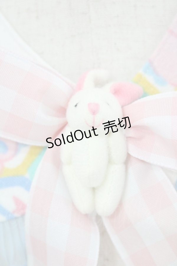 画像3: Nile Perch / BABYつけ襟  白Ｘピンク I-26-01-20-098-LO-ZA-SA-ZI (3)