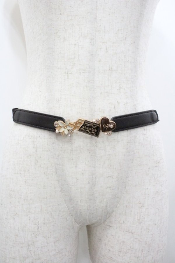 画像1: axes femme / スウィートチョコ細ベルト  ブラウン I-26-01-20-102-AX-AC-SA-ZI (1)